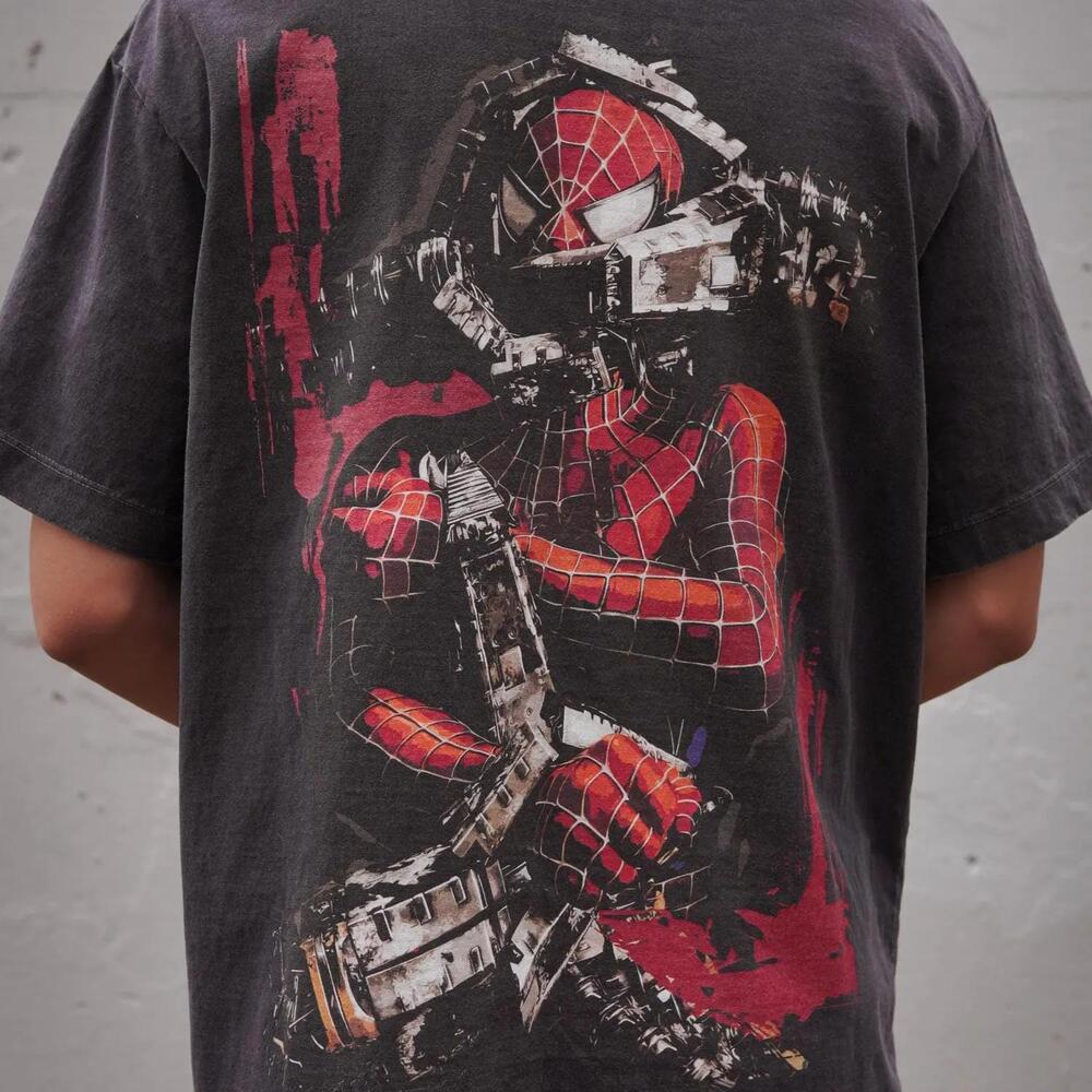 Spider Man Vs Doc Ock 2004 Sam Raimi Oversized T Shirt